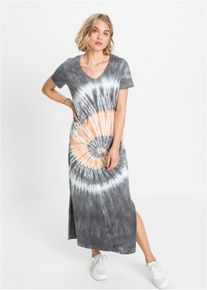 Shirtkleid aus reiner Baumwolle, grau, Gr&ouml;&szlig;e 36/38 (S), 100% Baumwolle, bonprix