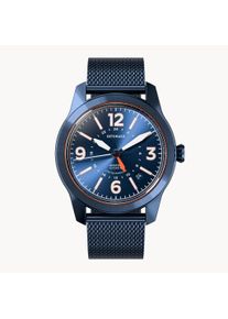 Automatic Men's Watch - Blue - Surgical Steel, Sapphire Crystal, Mesh Strap - 41h Power Reserve, 40mm Dia., Japanese Automatic Movement - deTomaso