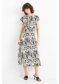 C&Amp;A Vestito fit & flare-fantasia, Nero, Taille: 46