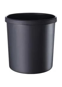 Helit Zarges Papierkorb 18 l schwarz schwer entflammb.