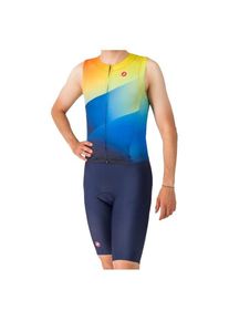 Castelli Free Sanremo Tri Suit Sleeveless Cycling skinsuit Men (XL, blue)