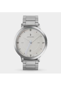 Orologio Automatico da Uomo - Argento - Cassa in acciaio chirurgico - Vetro minerale indurito con zaffiro - Cinturino in Metallo - 38 ore di riserva