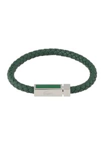 Lacoste Heren Armband 'ROKEL' smaragd / zilver One Size