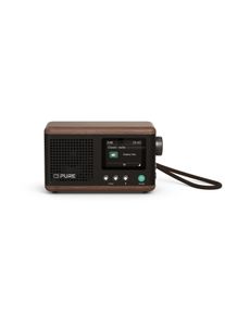 pure Classic Mini - The Charming Portable Digital Radio, Coffee Black/Walnut