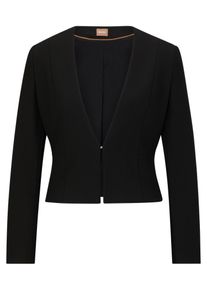 BOSS - Korte blazer Jamaisa, zwart, Maat 40, viscose