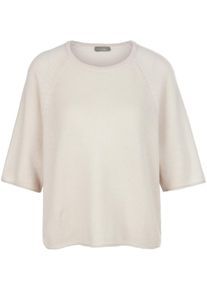 include - Trui met ronde hals van 100% kasjmier, beige, Maat 36, kasjmier