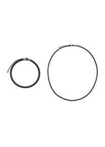Heideman Parure de bijoux 'Vetus' Homme noir taille One Size