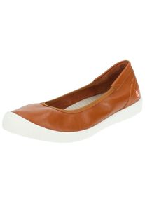 Softinos Ballerina Damen cognac Größe 35