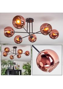 hofstein Koyoto Plafonnier, Boule lumineuse 72 cm Cuivré, 6 lumières