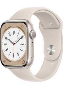 Apple Watch Series 8 Aluminum 45 mm (2022) | GPS | Starlight | Sport Band Starlight M/L