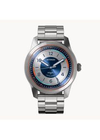 deTomaso Automatic Men's Watch - Silver - Surgical Steel, Sapphire Crystal, Stainless Steel Bracelet - 41h Power Reserve, 40mm Dia., Japanese Automatic