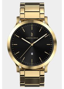 Men's Watch - Gold Black - Surgical steel case, Sapphire-hardened mineral glass, Metal Strap - 40mm , Quartz Movement - Lilienthal Berlin