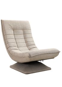 Casaria Relax Lounger Aberdeen Stof Crème