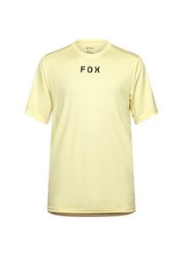 Fox Racing Ranger S/S Jersey Wordmark Cycling jersey Men (XL, yellow)