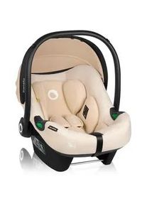 lionelo Babyschale , Beige , Textil , 64x57x44 cm , ECE R 129 i-Size , abnehmbarer und waschbarer Bezug, höhenverstellbare Kopfstütze, Sonnendach, Isofix-Befestigung, 3-Punkt-Gurt , Baby on Tour, Babyschalen, Babyschalen