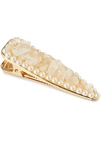 Crystallove Clear Quartz Hair Clip forcine per capelli 1 pz