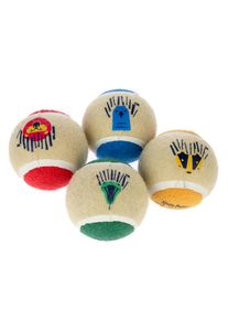 Warner Brothers Warner Bros Harry Potter lot de balles de tennis 4 pièces (Ø6,3cm chacune) Jouets pour chiens