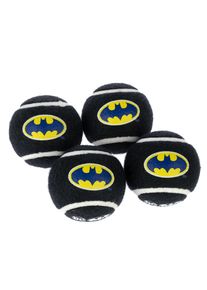 Warner Brothers Warner Bros. DC Set de balles de tennis Batman 4 pièces chacune Ø6,3cm Jouet pour chien