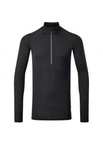 Artilect Goldhill 125 Zoned 1/4 Zip Merino base layer Men (XS, black)