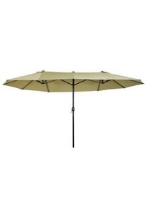 Giordanoshop Ombrellone da Giardino Doppio Tetto 4,6x2,7 m Roland Ecrù
