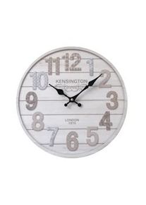 Rebecca Mobili Orologio A Muro Da Arredo Mdf Bianco Sala Cucina 33,8x33,8x4