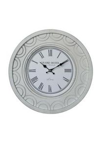Rebecca Mobili Orologio a Muro Grande Orologi Shabby Mdf Bianco per Cucina Salotto