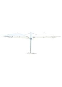 Bob Gardens Ombrellone doppio da Giardino 3x3 in alluminio - DUBLE Bianco