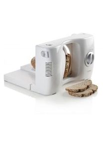Domo affettatrice elettrica pieghevole colore bianco lama 17 cm 120 watt
