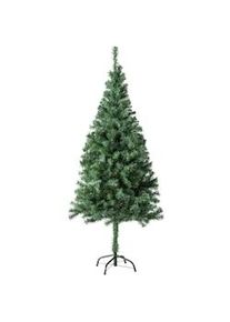TecTake Árbol de Navidad artificial de color verde con soporte metálico - 150 cm - 402817
