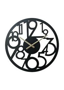 Rebecca Mobili Orologio da Appendere Orologi Moderni in Metallo Nero Numeri Grandi