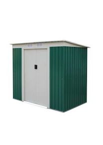 Box casetta in lamiera da giardino in metallo 201x121x181 cm BASIC XS