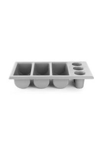 Contentore per posate, Hendi, Grigio chiaro, 530x325x(H)105mm