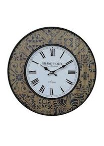 Rebecca Mobili Orologio da Parete Grande Bianco Blu Mdf Metallo per Cucina Salotto