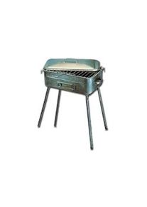 Barbecue fornacella in ferro a carbone con griglia gambe richiudibili fornacetta