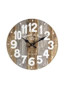 Rebecca Mobili Orologio a Parete Orologi Vintage Rustico Legno 34x34x4