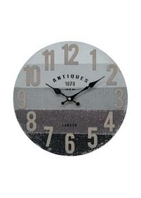 Rebecca Mobili Orologio da Parete Shabby Orologi Vintage Grigio Nero Marrone Mdf