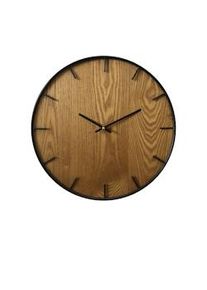 Rebecca Mobili Orologio Arredo Orologi Mdf Marrone Nero Soggiorno 40x40x4,5