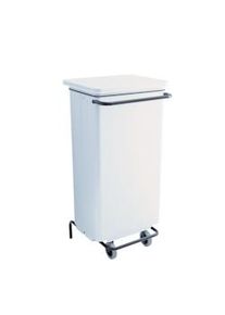 Medial International Contenitore mobile a pedale metallo 110 lt