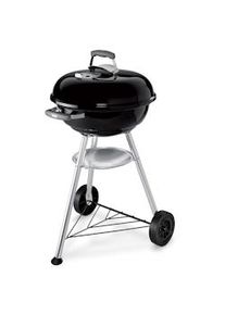 Barbecue a carbonella Weber compact kettle sferico diametro cm 47 cm colore nero