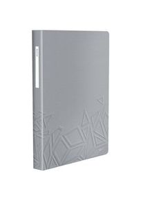 Leitz Urban Chic, Portalistino in Polipropilene, 80 Buste, Formato A4, Grigio, Confezione da 5