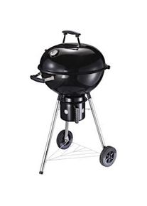 Outsunny Barbecue in Ghisa con Ruote Griglie e Termometro| 50x63x94cm
