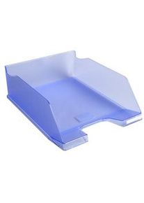 Exacompta Vaschetta portacorrispondenza Combo Maxi 11510D, in PS, (PxlxAlt) 34,7x25,5x10,3 cm, capacità 750 fogli, Blu ghiaccio. Conf. da 4 pz.