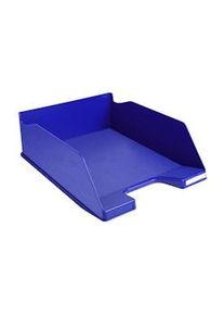 Exacompta Vaschetta portacorrispondenza Combo Maxi 115104D, in PS, (PxlxAlt) 34,7x25,5x10,3 cm, capacità 750 fogli, Blu notte. Conf. da 4 pz.