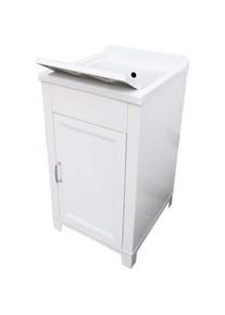 Kit lavatoio resina 1 anta 45x50 cm bianco
