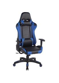 CLP Sedia Gaming Miracle in Similpelle schwarz/blau