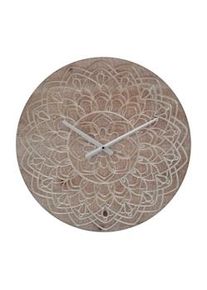 Rebecca Mobili Orologio da Decorazione Marrone Bianco in Stile Boho