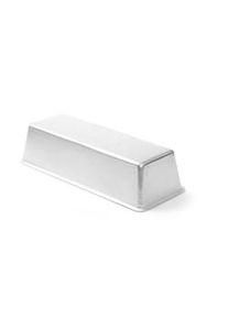 El molde para tartas Hendi es rectangular y está hecho de aluminio.