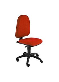 Unisit Sedia su ruote Operativa Eco Smart Juppiter, colore rivestimento rosso. Modello JUSB/SB/ER