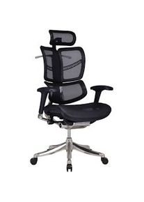 CLP Sedia da ufficio ergonomica Norfolk nero