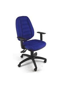 Unisit Sedia su ruote Operativa Eco Smart Cerere, colore rivestimento blu. Modello CRSYM/EB